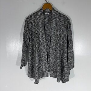 Pure Jill by J Jill Cardigan Open Front Multi Color Striped Women’s M Cotton